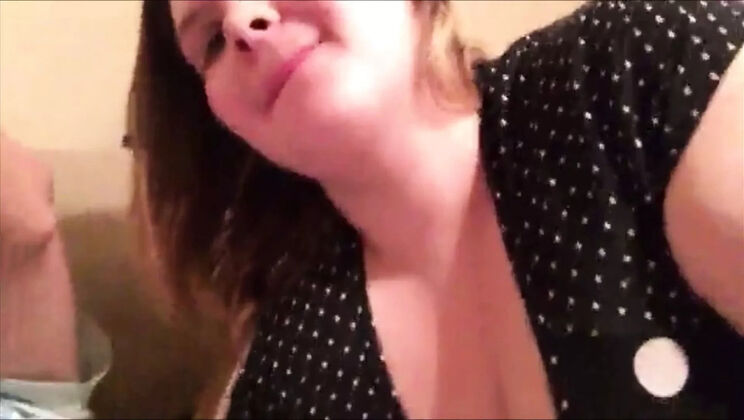 Fat Goddess Makes Coworker Cum in Her Mouth & Swallows - POV Blowjob