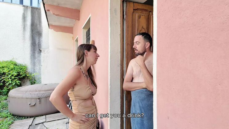 Hot Neighbor Cheats on Husband with Me - Anal & Deep Throat Fun