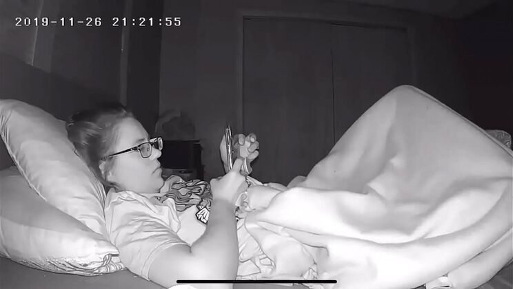 Teen Abby Kiss Frustrated Solo Masturbation - Real Hidden Cam Orgasm