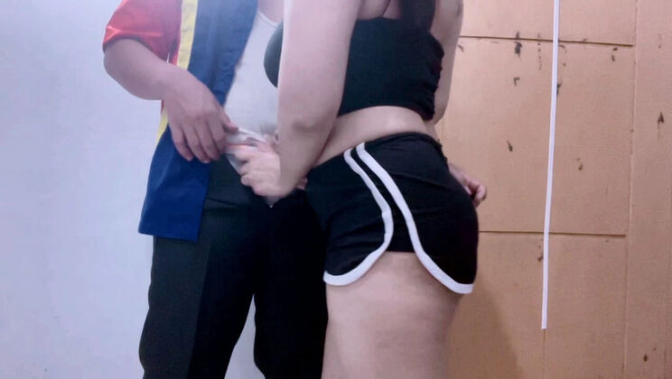 Hot Indonesian Cashier Prank - Big Ass Asian Babe Gets Creampied