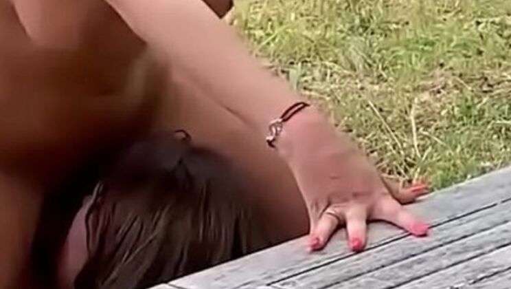 Hot Outdoor Threesome with Anissa Kate & Megane Lopez - Blowjob, Cowgirl & Doggy Fun