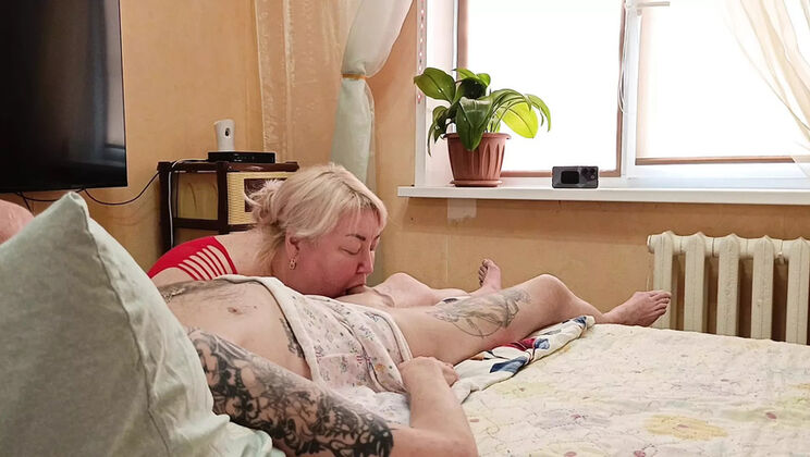 Thick Cum Swallowed by Cum-Hungry Russian MILF - Deep Throat Blowjob & Mouthful of Sperm