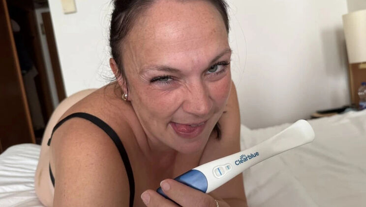 Pregnant German MILF Cheats with BBC - Big Tits, Facial, Swallows Cum