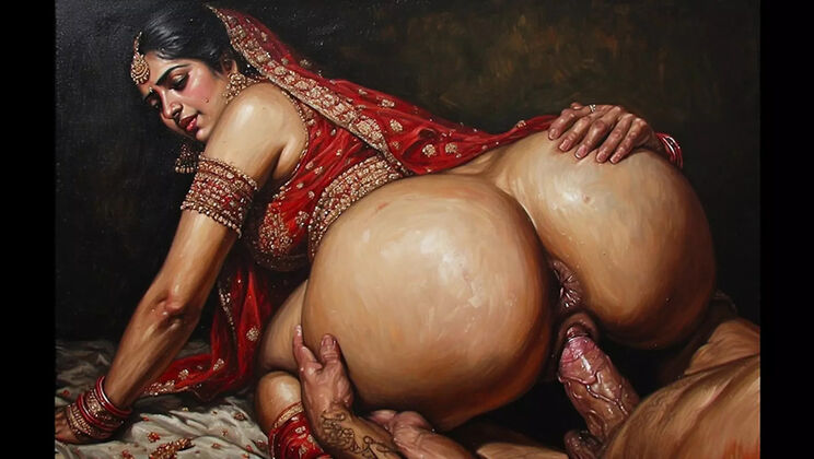 Indian Aunty Teaches Neighbor How to Fuck - Hardcore Doggy Style & Tight Pussy