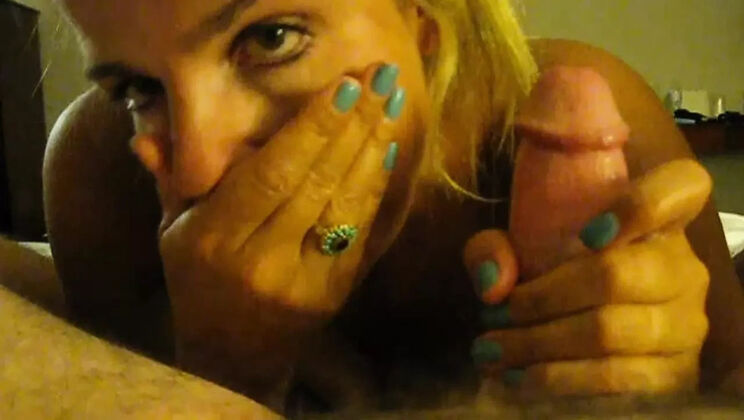 Naughty Hot Wife Sucks Dick - Amateur Blowjob & Deep Throat Action