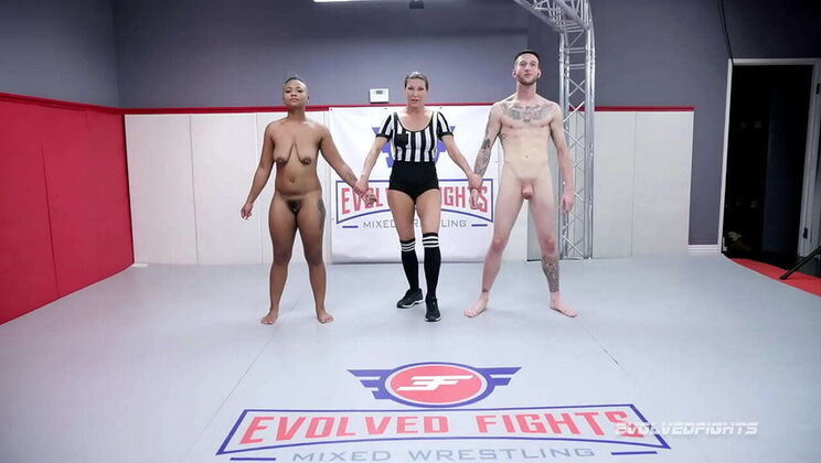 Avery Jane Naked Wrestling Sex Fight - Rough Fuck & Blowjob with Cody Carter