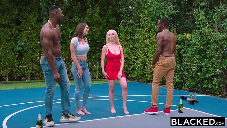 Gabbie Carter & Dylann Vox Cheat with BBC - Blonde & Brunette Foursome, Titty Fuck & Cum Swap