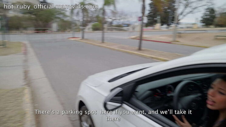 Hot Latina Ruby Fucks Fan in Public - Doggystyle & Cowgirl Action