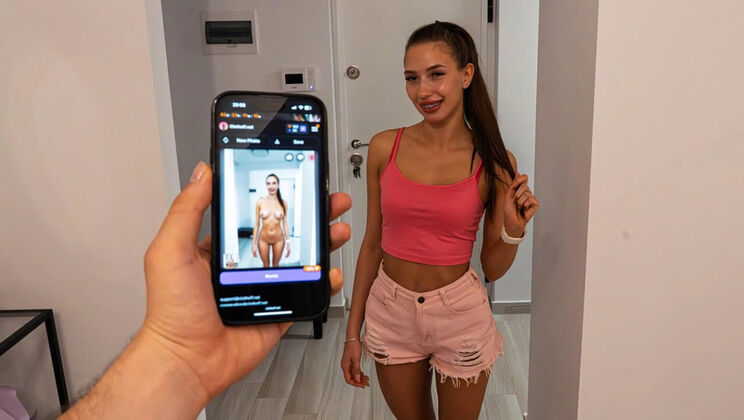 Romanian Amateur Neighbor Laura Quest Swallows Cum For Wi-Fi Password in 4K POV