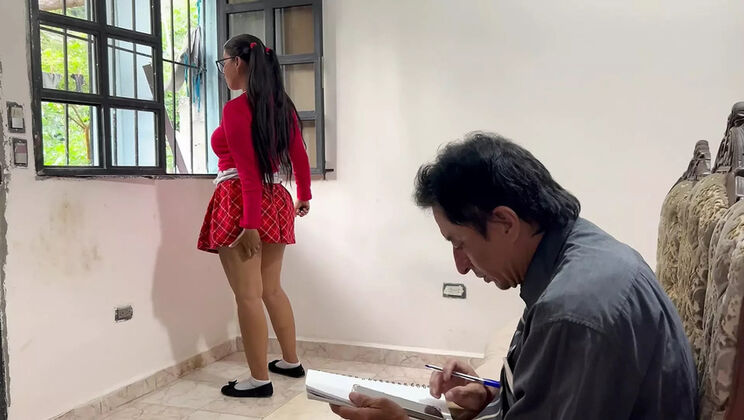 Hot Venezuelan Stepdaughter Gets Fucked Hard By Horny Old Daddy - Amateur Homemade Sex