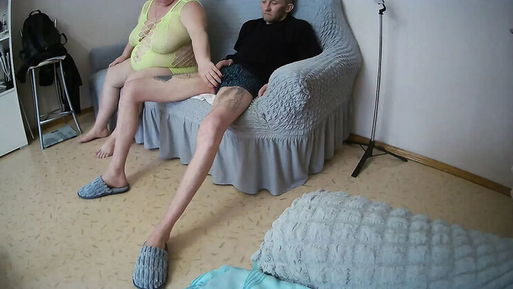 Stepmom Deep Throat Cock Sucking and Cum Swallowing