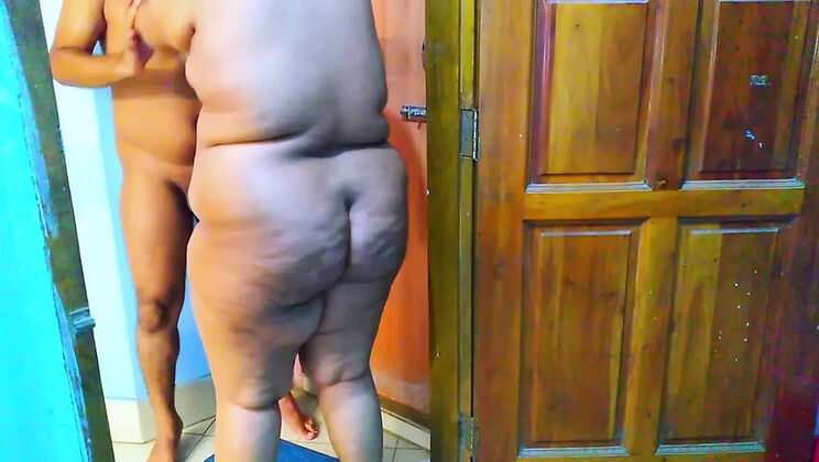 BBW Cousin Aria Mia Naked In My Room - I Help Her By Destroying Her Pussy