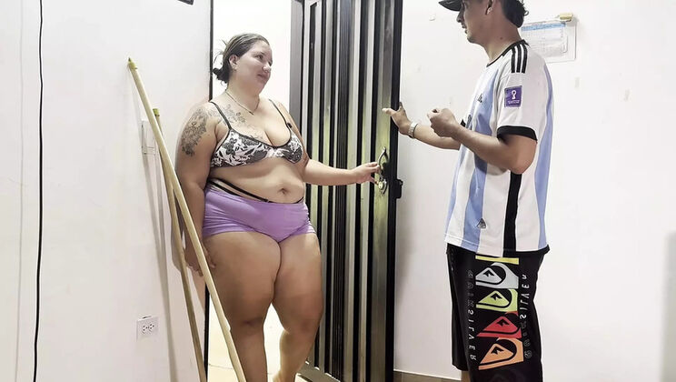 Horny Latina Worker Gets Fucked Hard by Big Cock in Kitchen - Loud Moaning Blowjob & Doggystyle