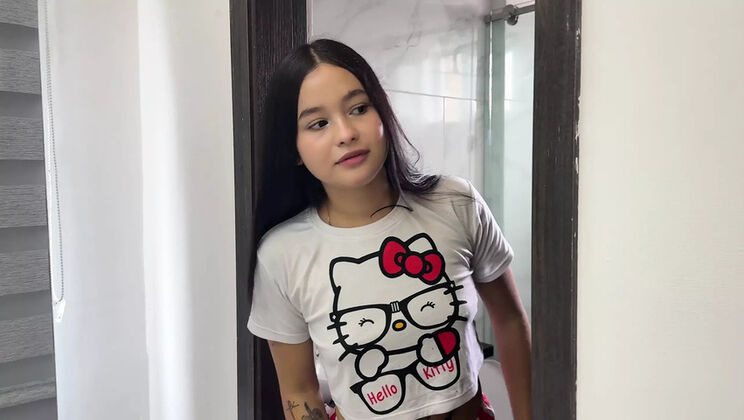 Hot Indian Teen Sara Case Fucks Brother-in-Law While Husband Sleeps - Blowjob, Facial, Doggy Style