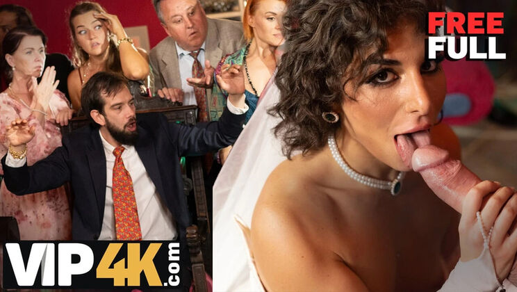 Hot Brunette Bride Lola Danger Fucked Hard in Public Wedding Sex