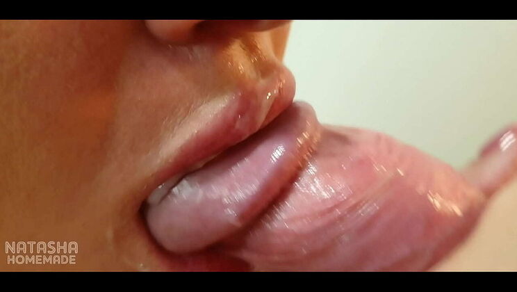 Amateur MILF Upclose Blowjob with Cum in Mouth