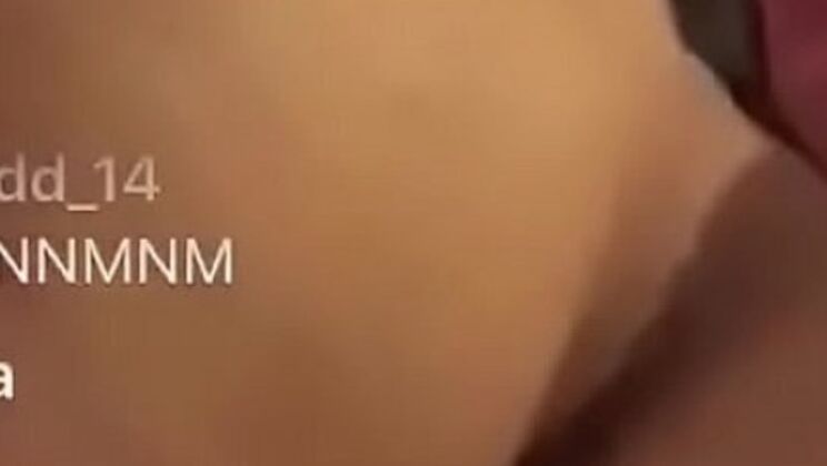 Ebony Solo Instagram Live Dildo Show