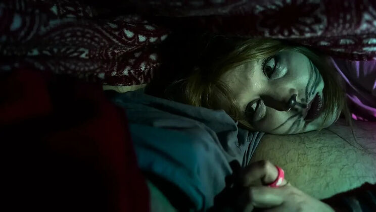 Step Daddy Catches Teen Shawna Panofka Playing Under Covers - Taboo Creampie & Massage