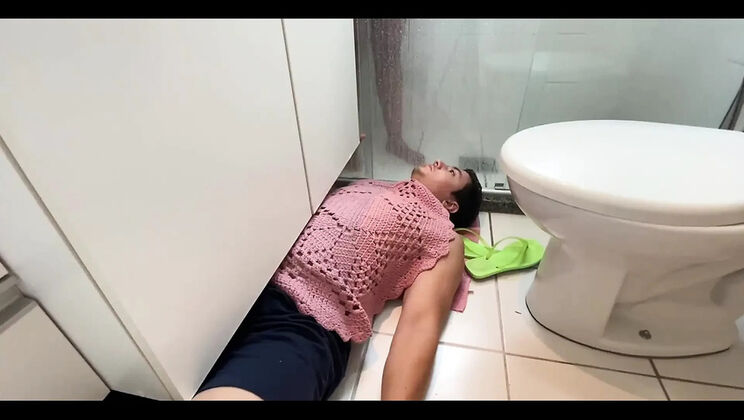 KiffaFeet Dominates Foot Slave After Shower - Trampling & Worship in HD