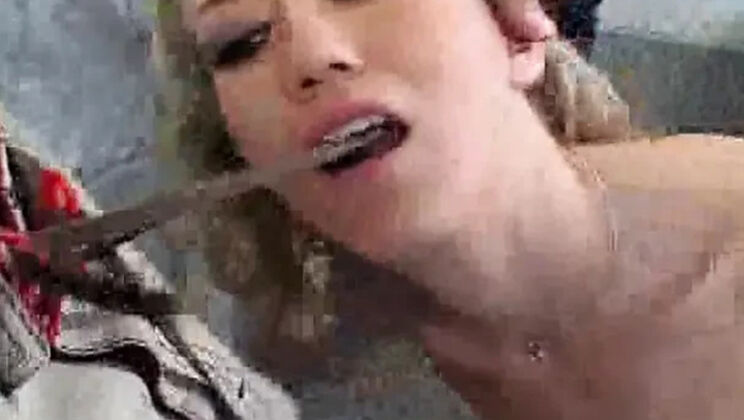 Stunning Blonde MILF Alana Evans Takes Hard Anal Creampie in Stockings