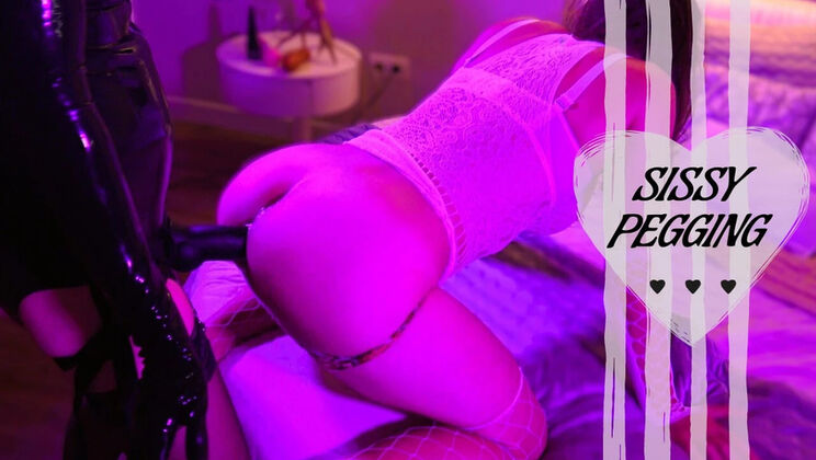 Sissy Gets Plugged and Fucked Hard by Mistress