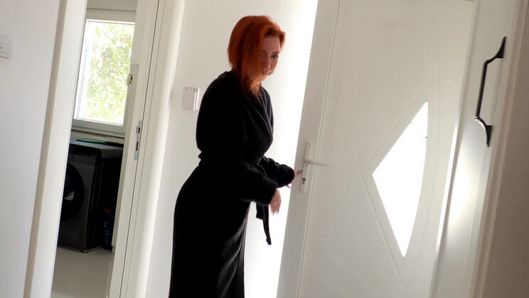 Kisankanna Russian Redhead Takes Massive Cock Deep Throat Cum in Mouth POV