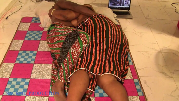 Mature African Village Couple Fucking Hard While Watching Porn Together