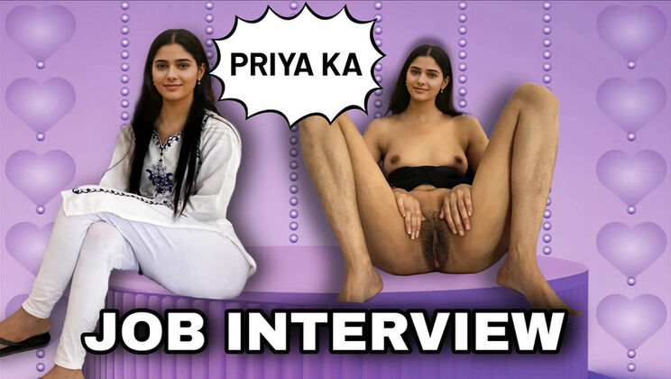 Priya's Job Interview Fuck - Hindi XXX Porn with Desifilmy45