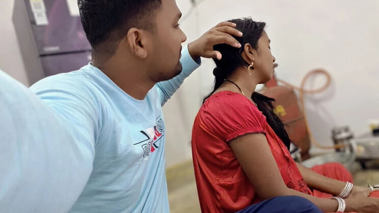 Brother Gives Sister New Sari Gift, Happy Sister Fucks Little Brother Doggy Style - Hindi Desi Sex