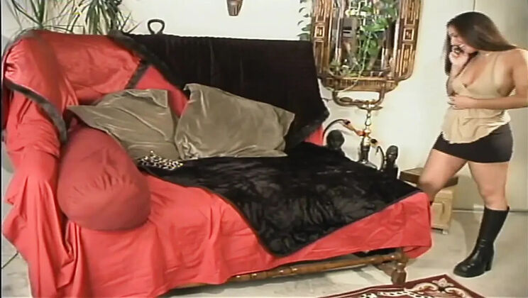 German Teen Takes Deep Dildo in Tight Pussy - Natural Tits & Hardcore Action