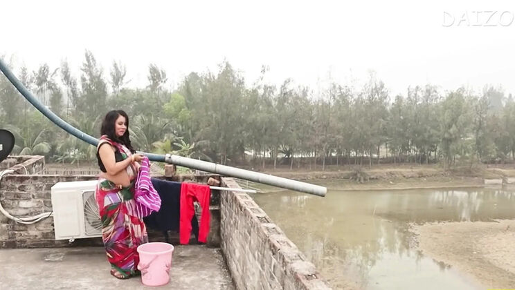 Desi Bhabi Fucked Alone by AlexDaizo - Indian Aunty Blowjob & Doggy Style