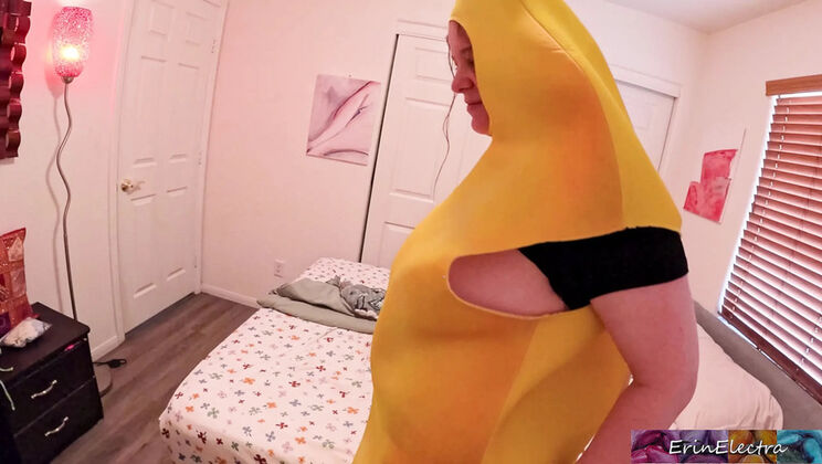 Halloween MILF Anal Fuck with Stepmom in Costume - Big Ass and Natural Tits