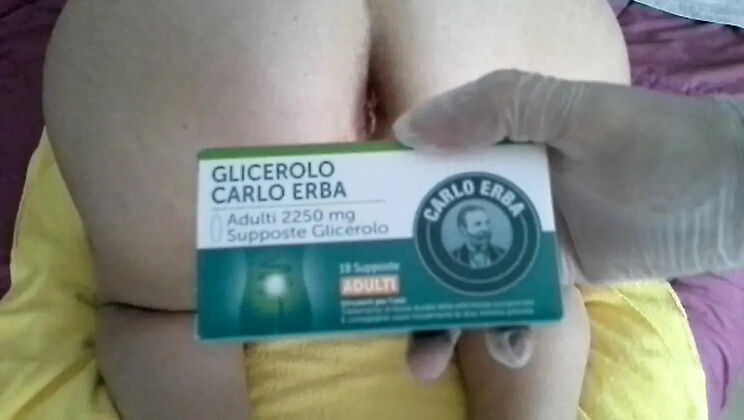 Milforpleasure Italian MILF Hard Spanking & Anal Punishment with Suppositories