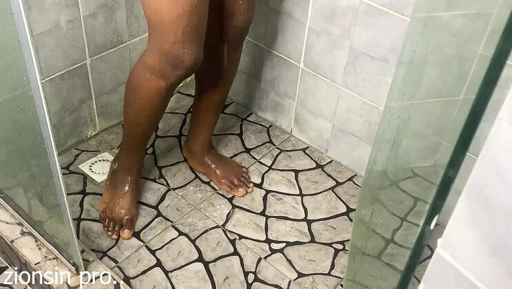 Zion Hot Teen Fucks Cucumber In Bathroom - Petite African Amateur Homemade
