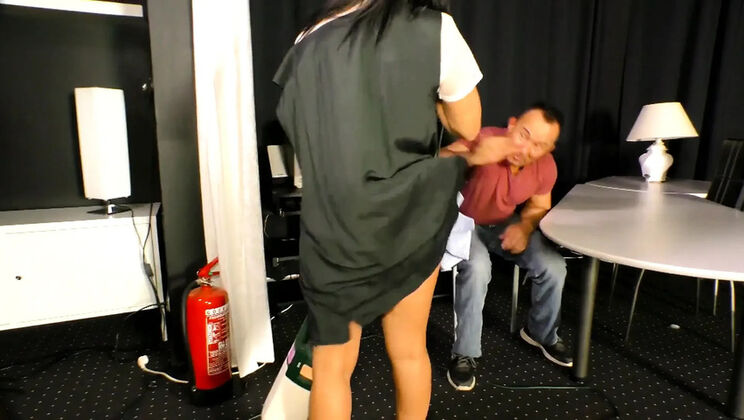 Sexy MILF Gabriela K with nice ass gets wet pussy fucked hard