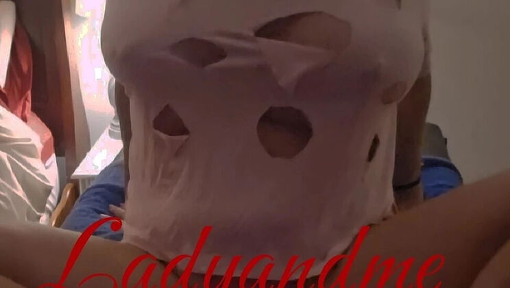 Big Breasted Lady Rides and Squirts with Big Black Dildo - Amateur MILF Fingering Orgasm