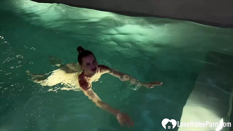 Amateur Blonde Fucked Hard Poolside By Stranger - Doggy Style Sex In Water