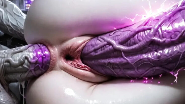 AI Dungeon Sluts 66: Elizabeth Vampire Queen Part 5 - Blonde Teen Gets DPed by Monster Cock