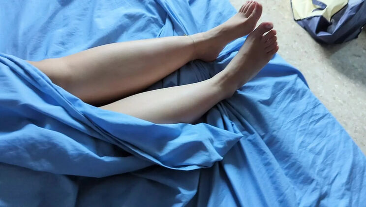 Asian Teen Stepsister Surprised in Her Room and Covered in Cum by My Asian Toy