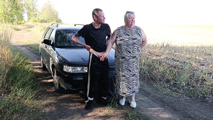 Zona901 Fucks Stepmom's Mouth in Nature - Cum Swallow Blowjob