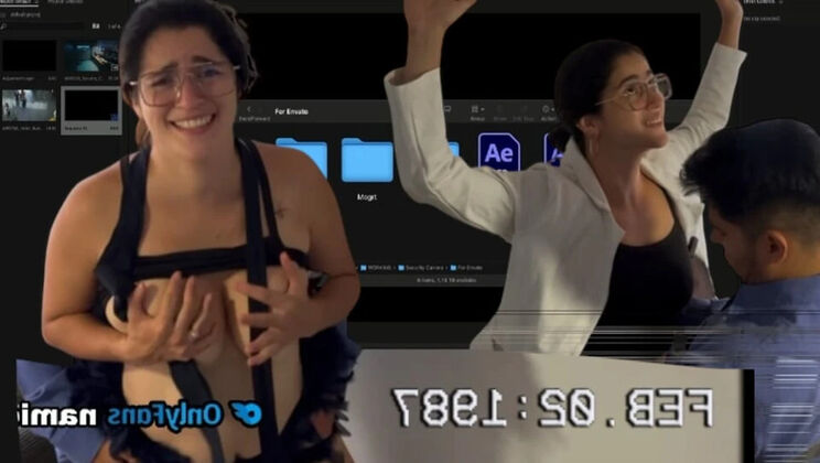 Roxxan the Latina Secretary Gets Creampie by Guard in POV 4K - Big Ass Squirting & Rough Sex