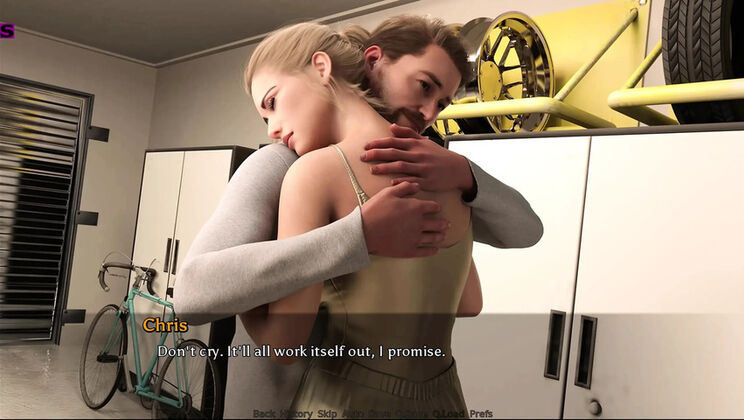 Anne Gives Chris a Blowjob After a Nice Massage - Perfect Married Couple Sex