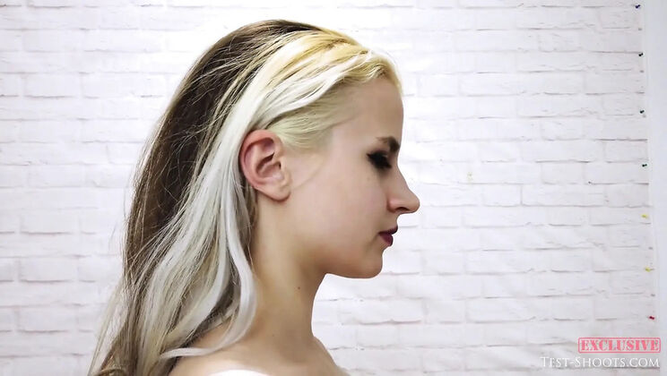 First Time Nude Casting: 18 Year Old Russian Teen Katya Poses Naked in HD Interview