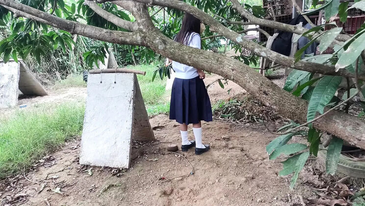 Stepdaughter Gets Punished Before School - Tight Teen Filipina Moaning