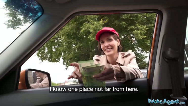 Shy Waitress Gets More Than Tip - Public Blowjob & Hardcore Sex with Mia Moon