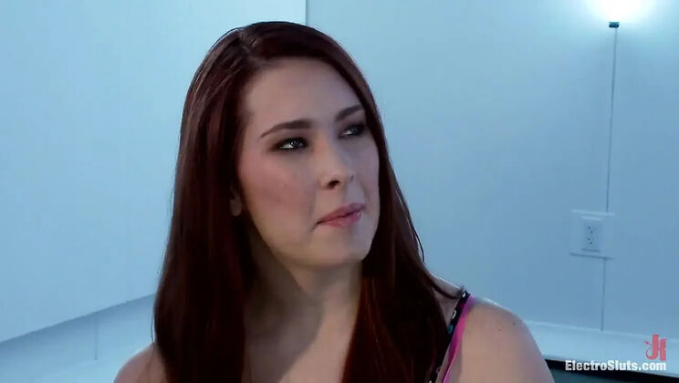 Lesbian Femdom Electro BDSM: Chanel Preston Shocks & Dominates Petite Brunette Melody Jordan