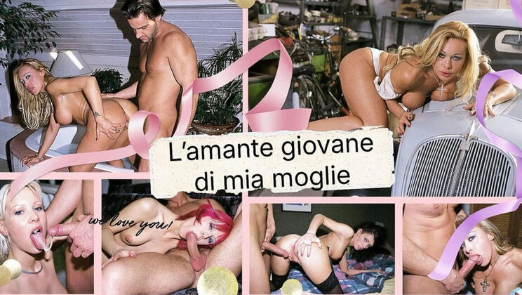 Young Lover Fucks My Wife - Vintage Classic with Caroline De Jaie & Rocco Siffredi - Blowjob, Doggy Style, Teen Pussy Compilation