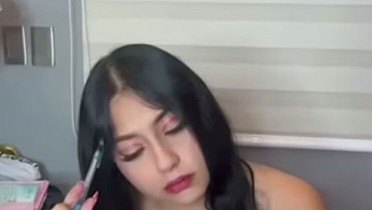 Evaa the Hot Latina Secretary Fucks Boss Mike Hard Anal and Takes His Big Cumshot