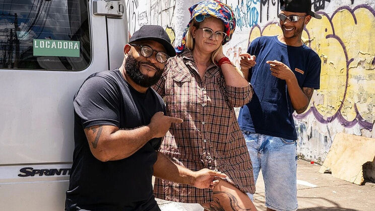 Busty Mature Latina Picked Up for Rough Anal Threesome with BBC in Car