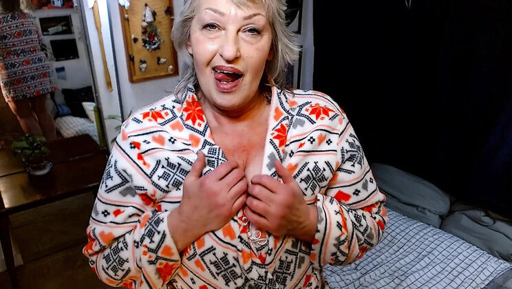 DawnSkye1962 Blue Sheer Panties Solo Masturbation Orgasm Huge Natural Tits Big Ass Mature